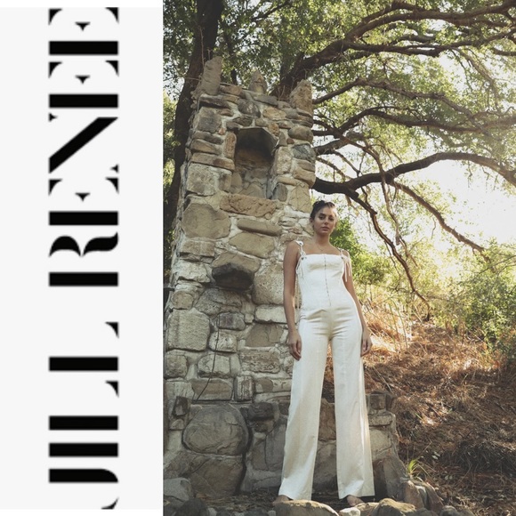 NWT Jill Renee Odette Raw Silk Jumpsuit - Picture 2 of 13